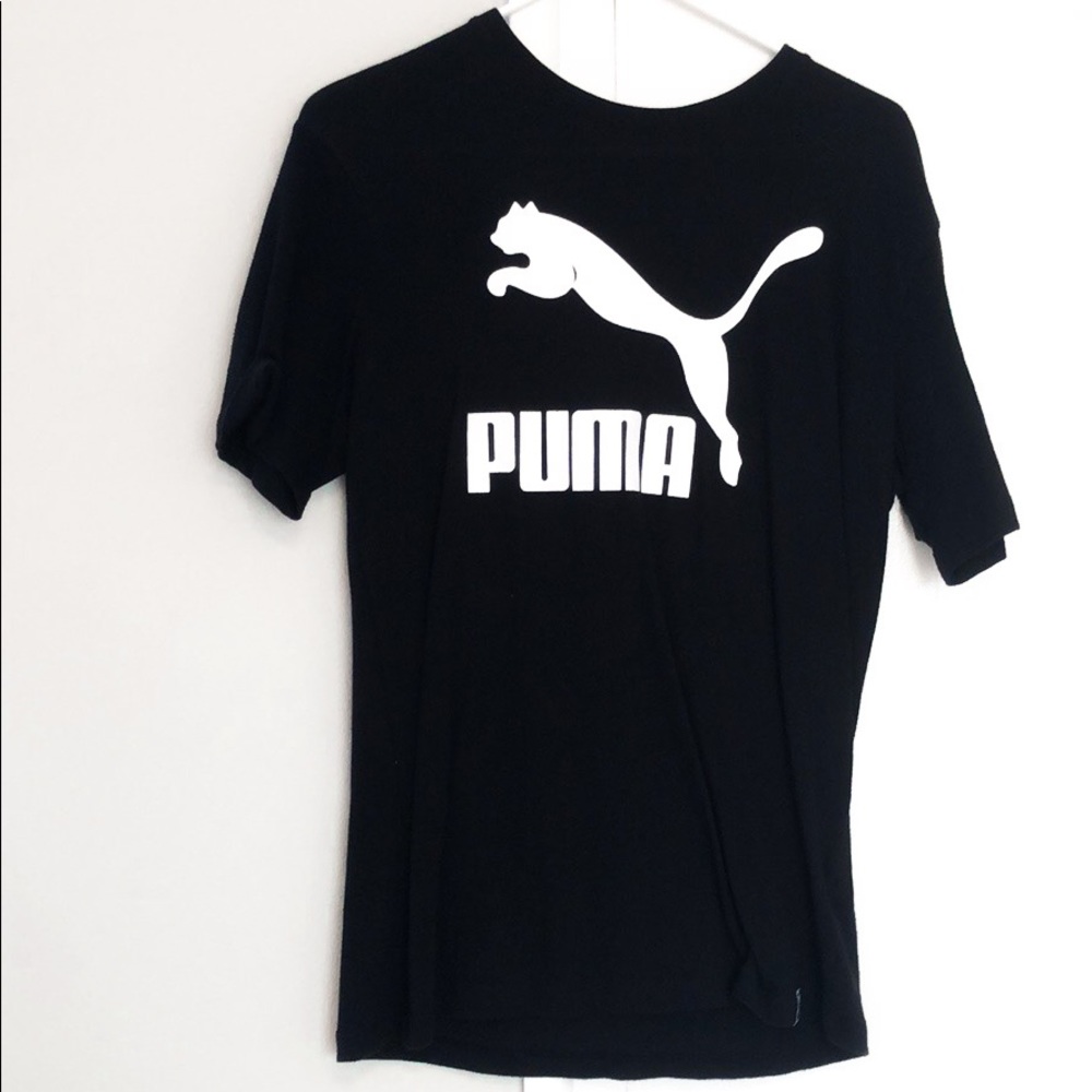 puma black tee